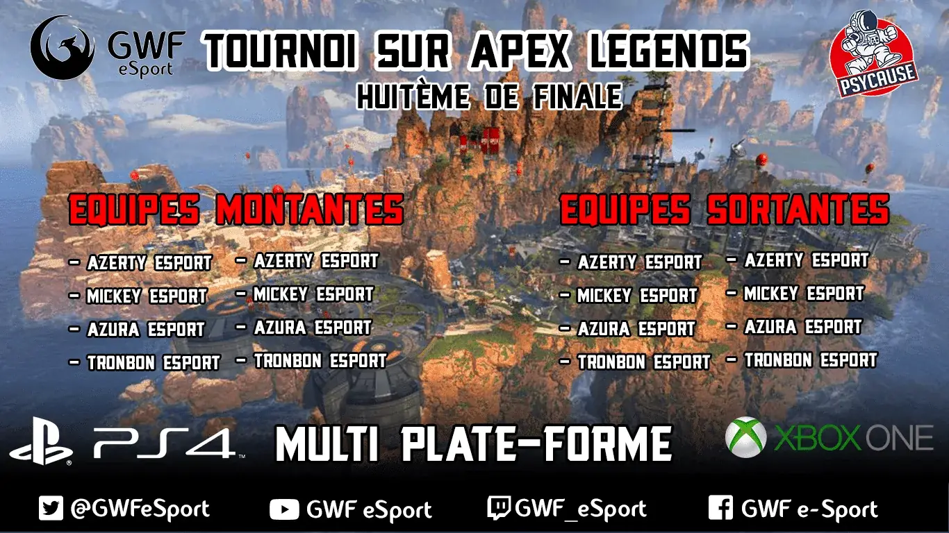 Classement 1er Tournoi Apex Legends — image 1