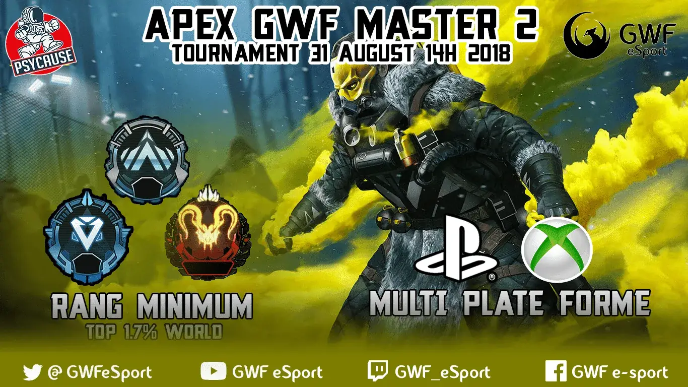 Affiche officielle 3ème Tournoi GWF Apex Legends