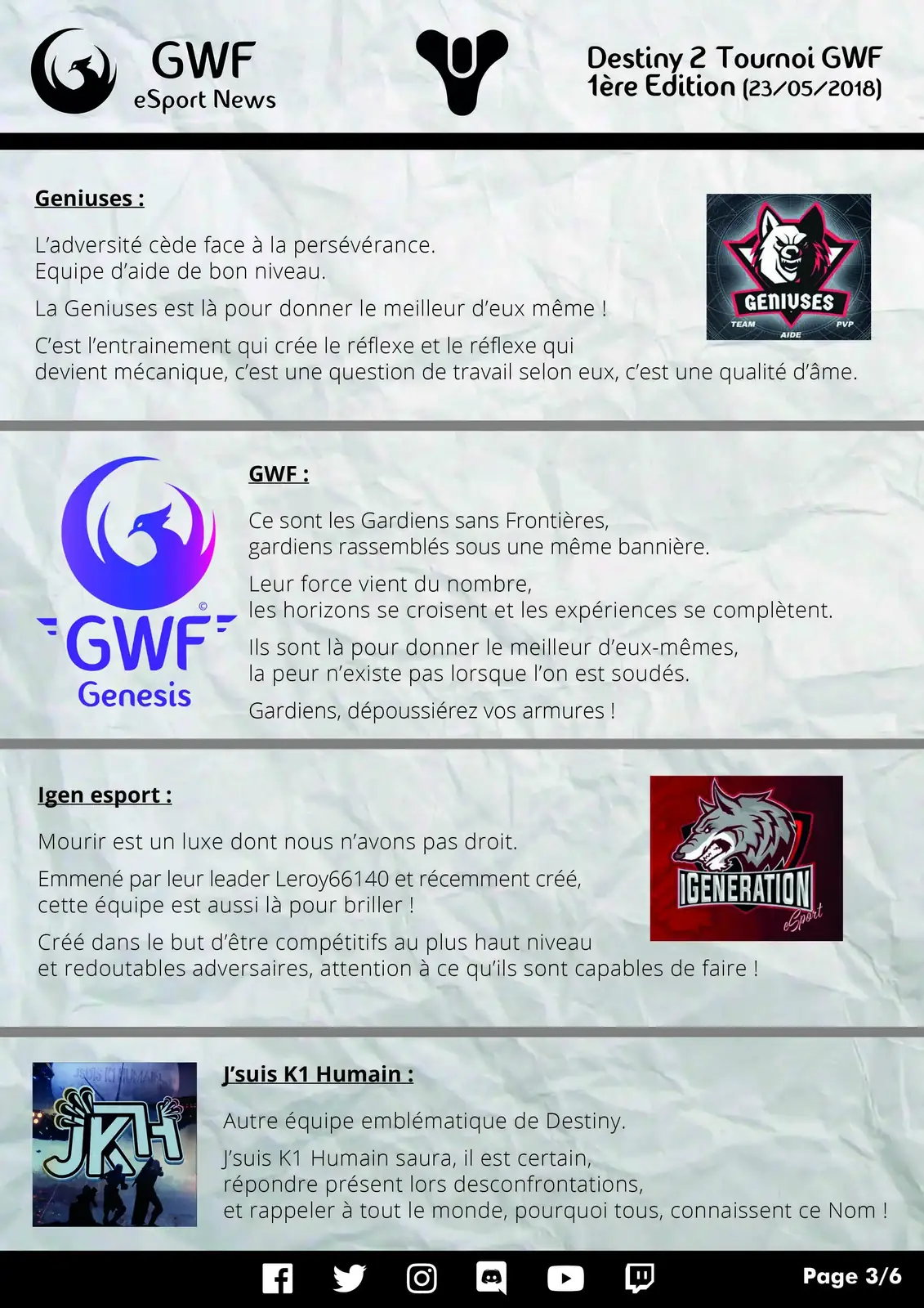 1er Tournoi Destiny 2 — photo 3