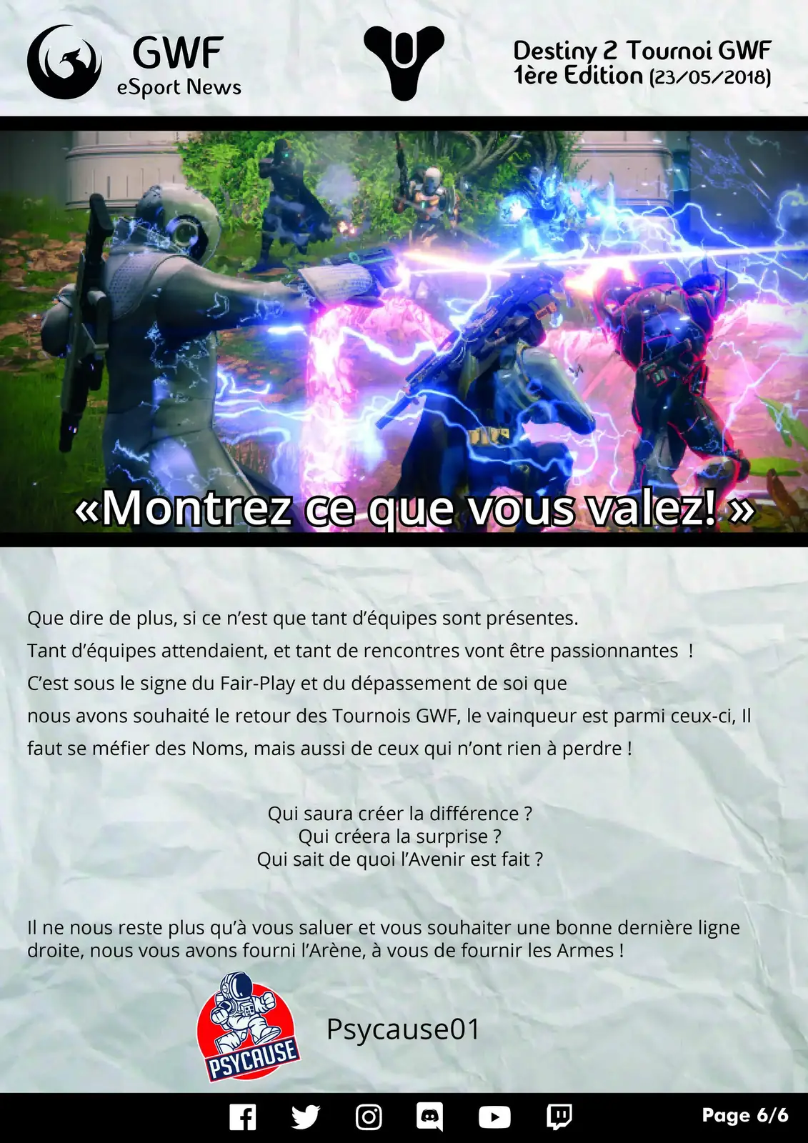 1er Tournoi Destiny 2 — photo 6