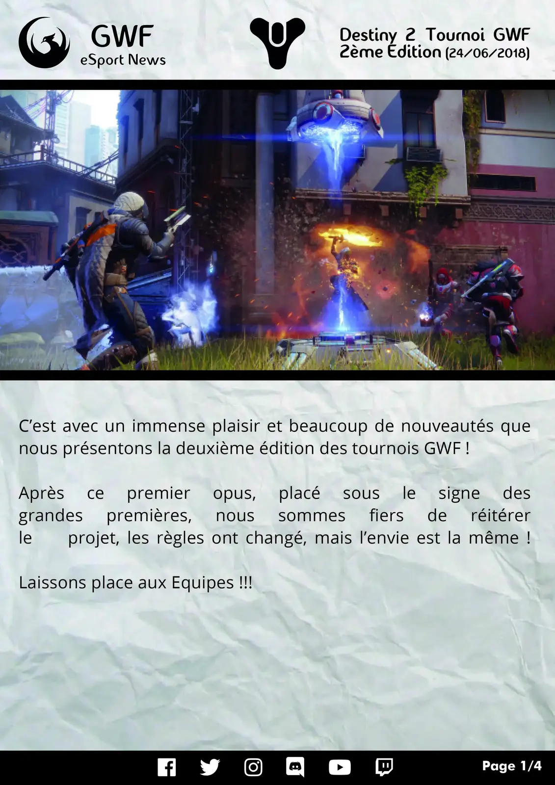 2ème Tournoi Destiny 2 — photo principale