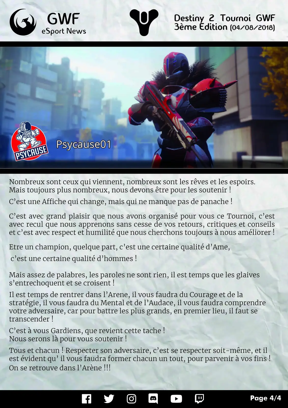 3ème Tournoi Destiny 2 — photo 4