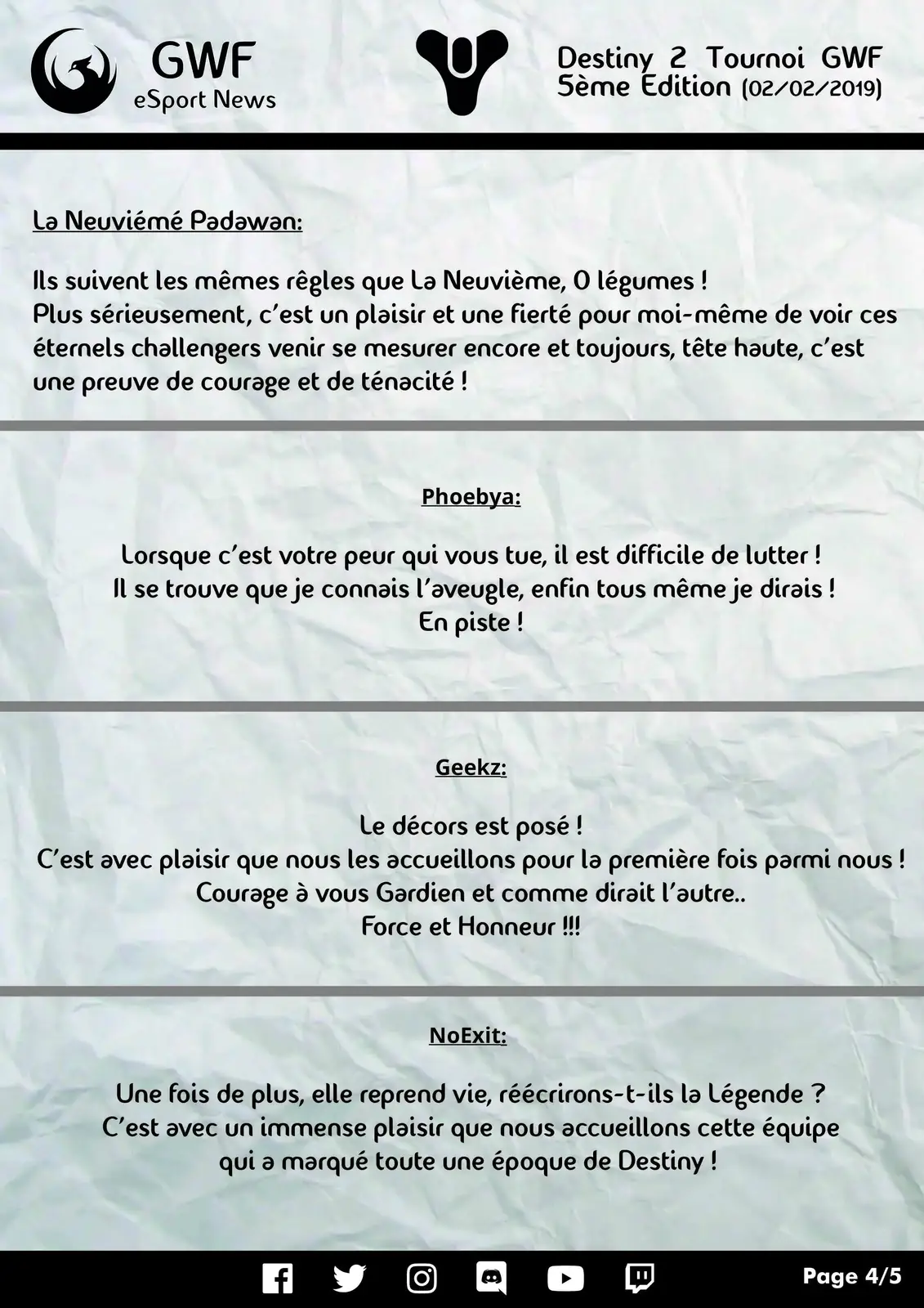 5ème Tournoi Destiny 2 — photo 4