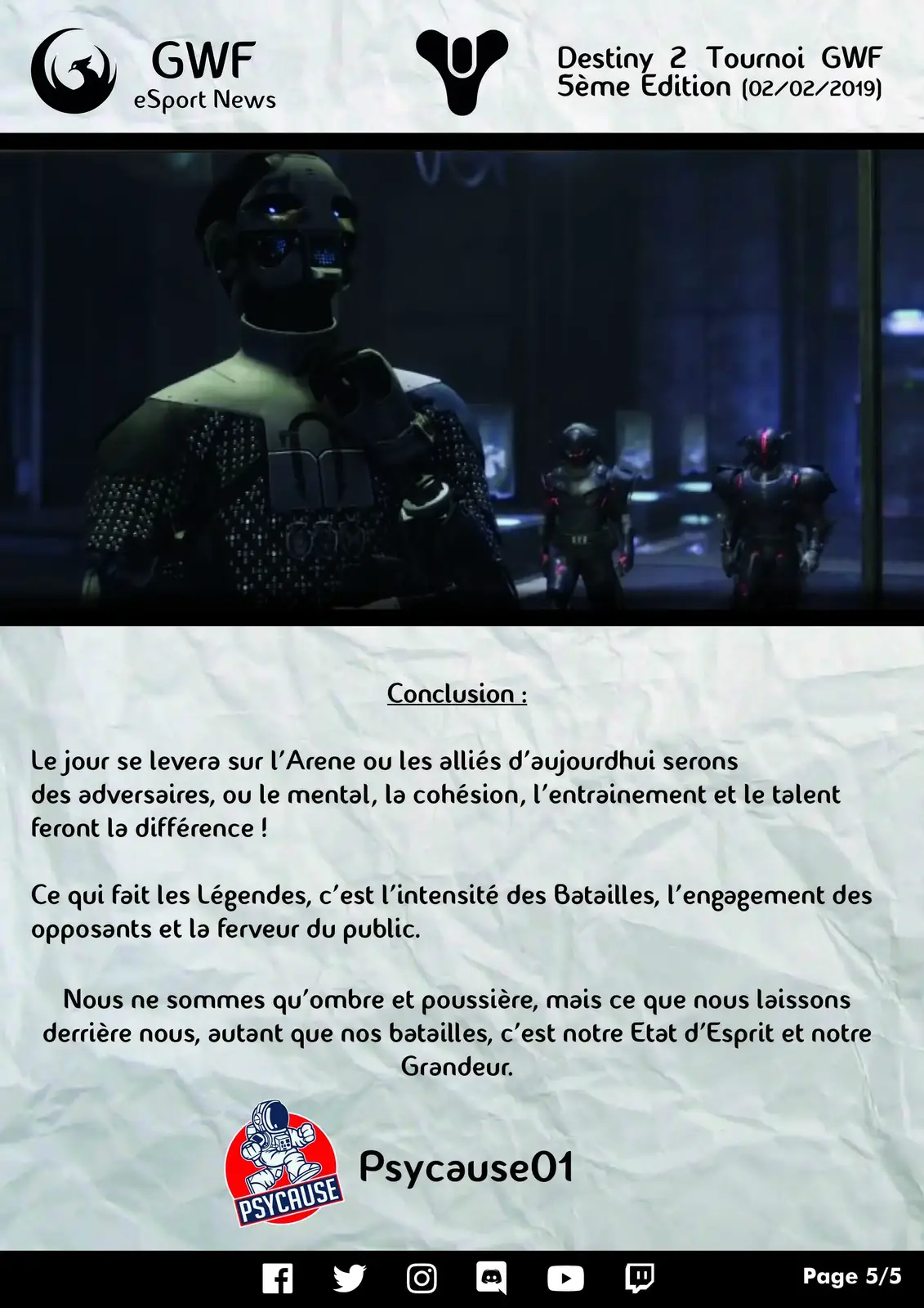 5ème Tournoi Destiny 2 — photo 5