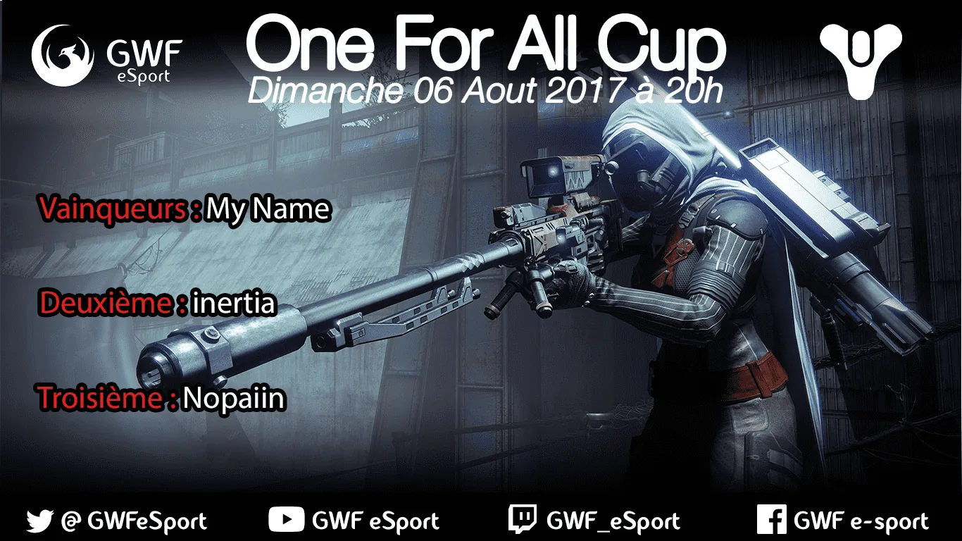 Vainqueur du Tournoi 2ème Tournoi Destiny — image 1