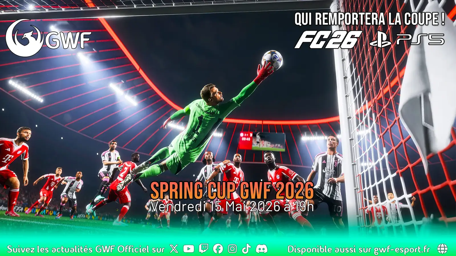 Affiche du tournoi Spring Cup GWF 2026 sur FC26