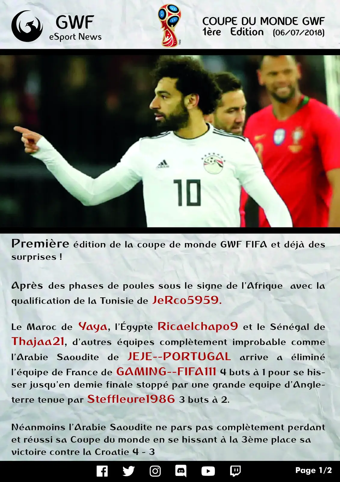 CDM GWF 01 — Coupe du Monde FIFA 18 — photo 4