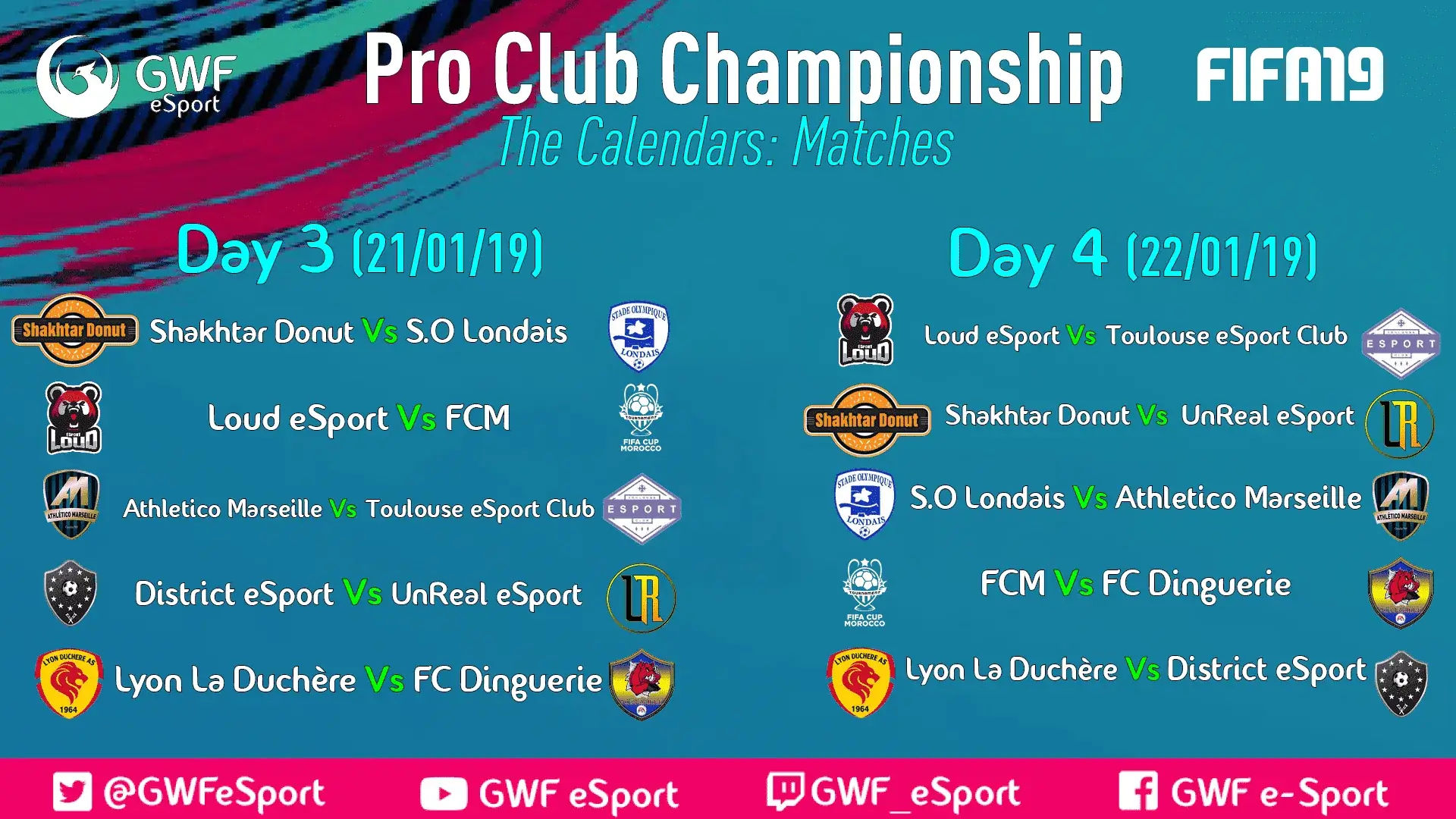 Calendrier du Tournoi — image 3