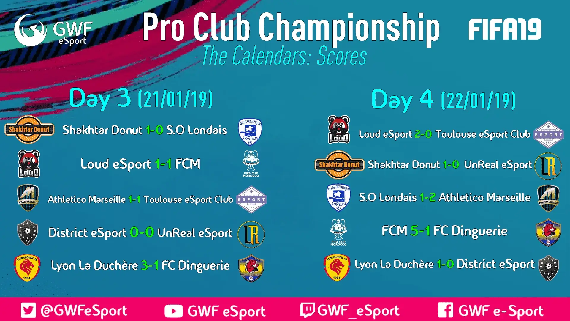 Calendrier du Tournoi — image 4
