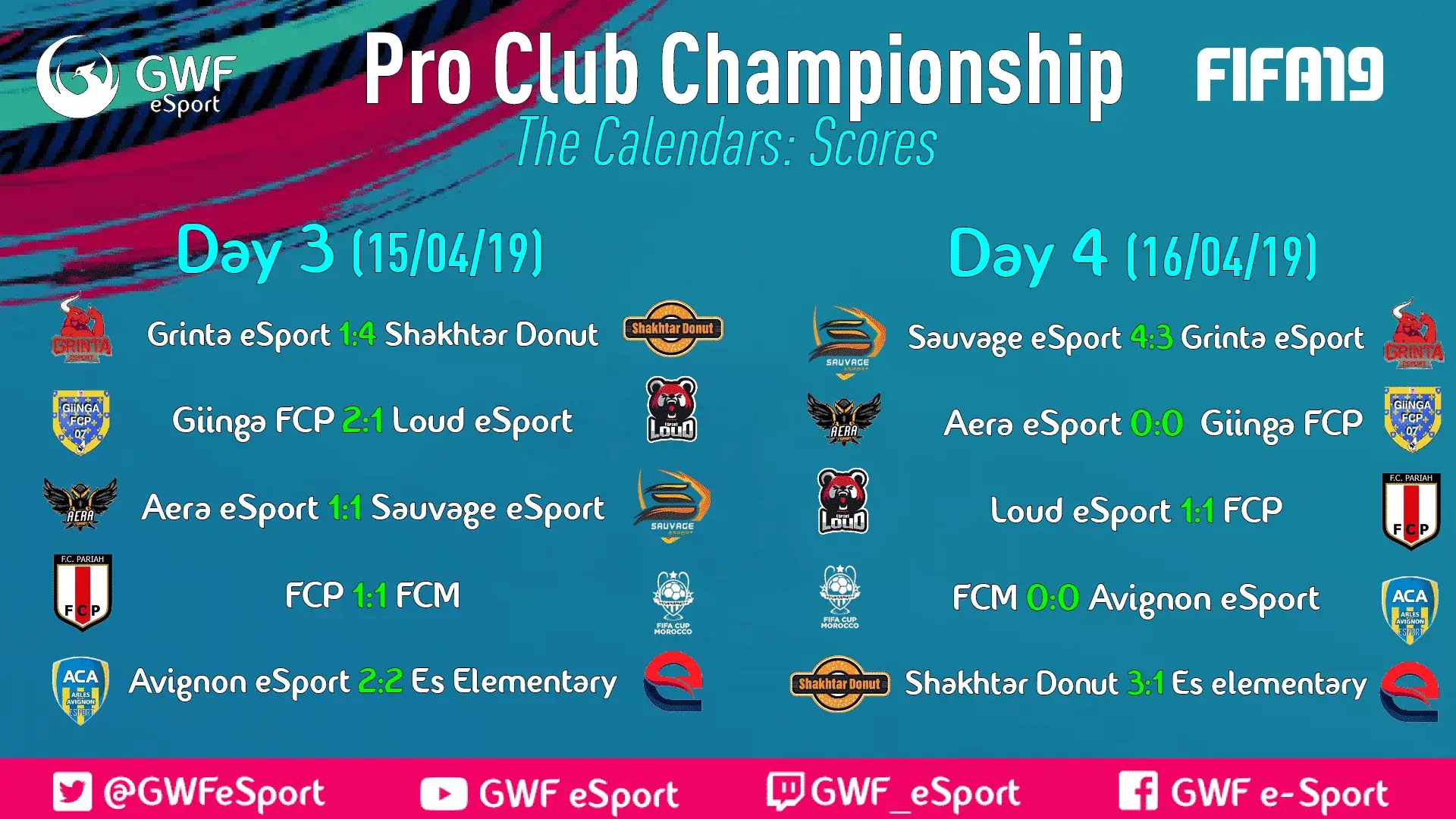 Calendrier du Tournoi — image 4