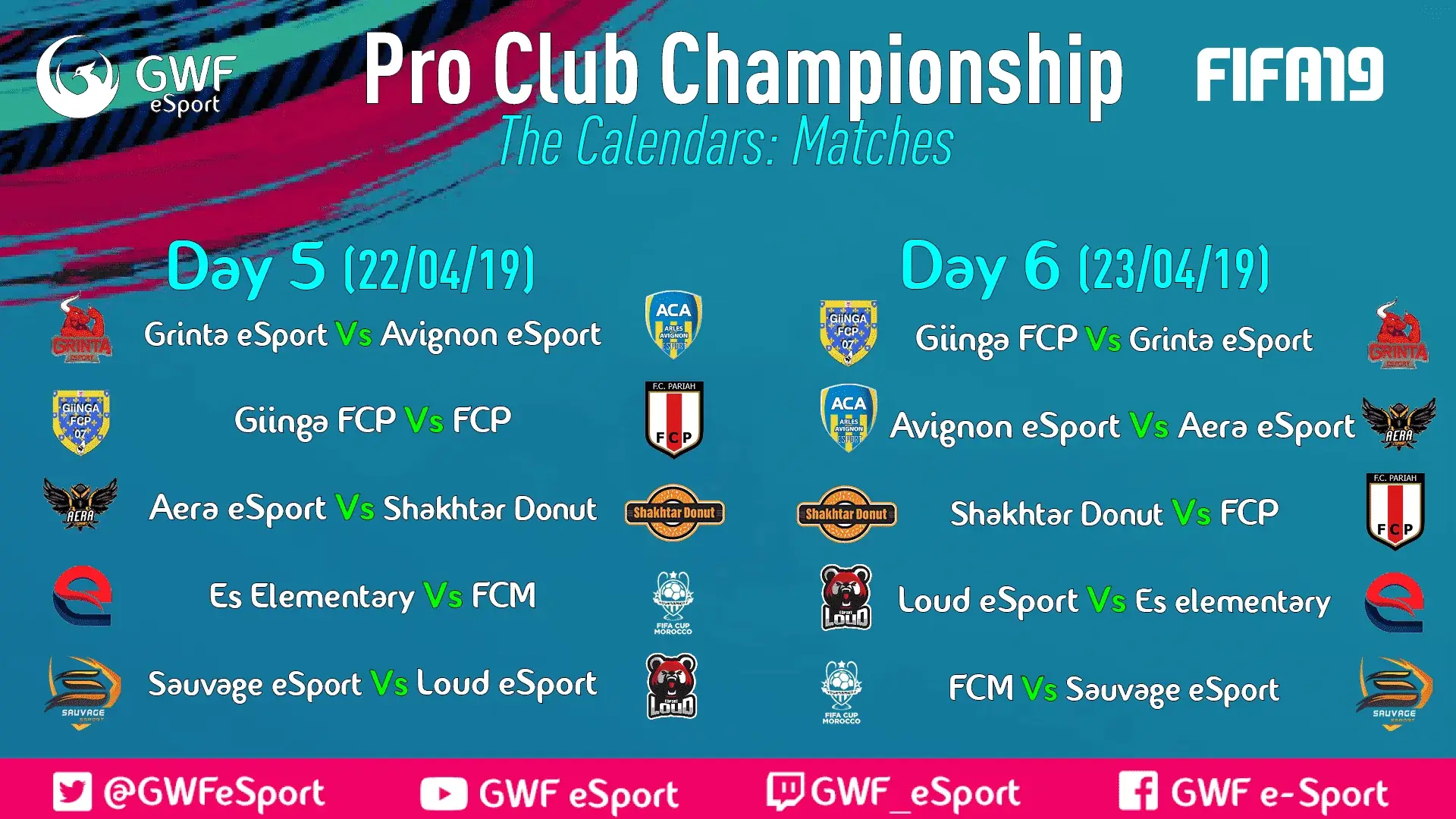 Calendrier du Tournoi — image 5