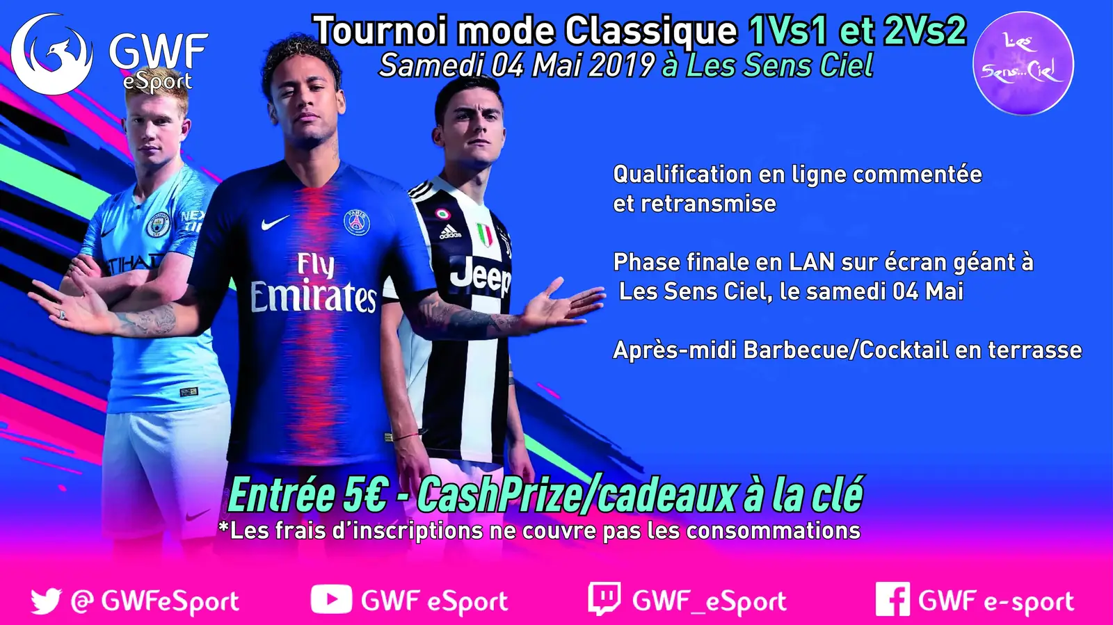 Affiche officielle LAN FIFA GWF