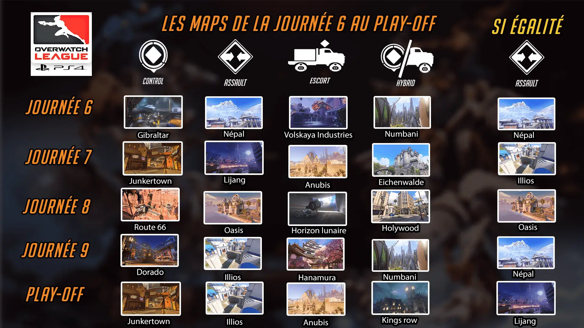 Calendrier des Maps — image 2