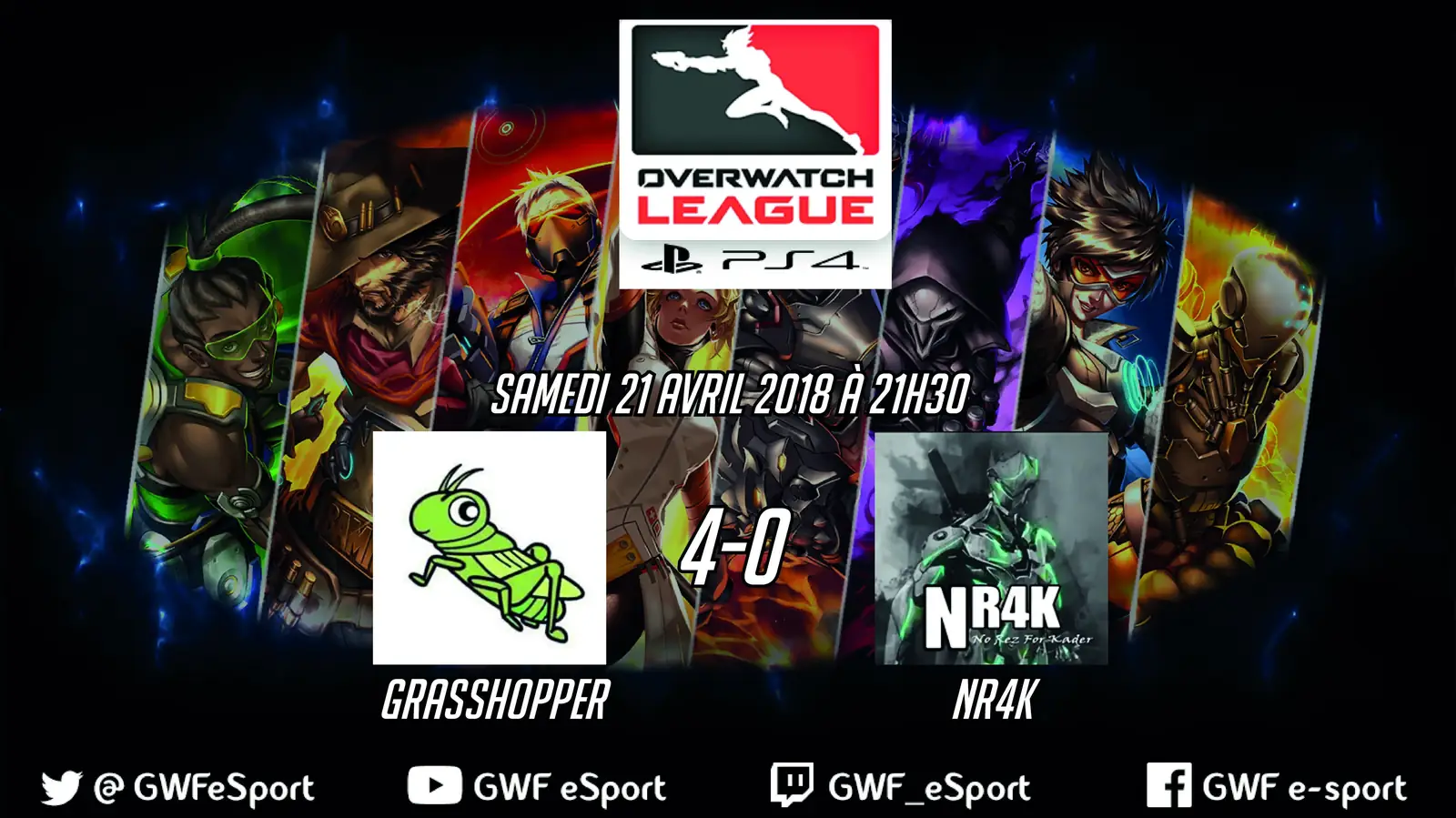 Vainqueur du Tournoi Overwatch League GWF PS4 — image 1
