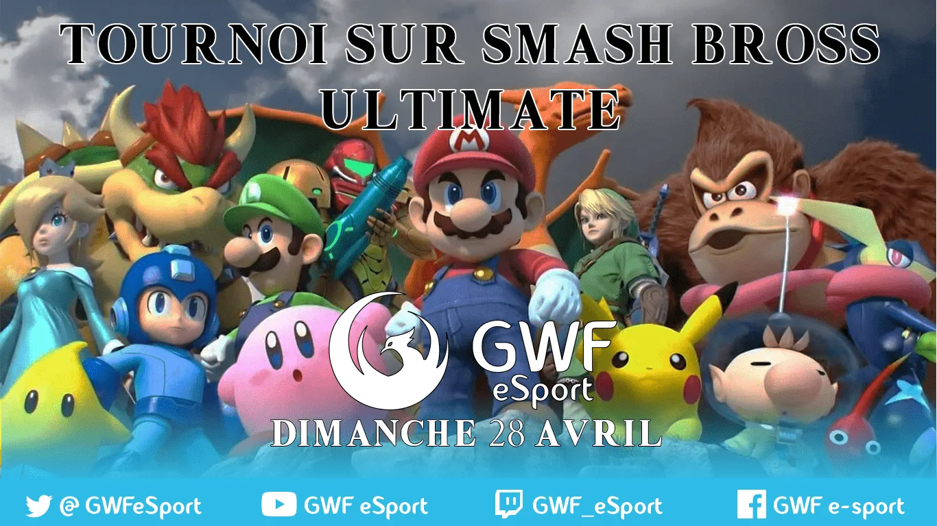 Affiche officielle GWF Smash Bros Tournament